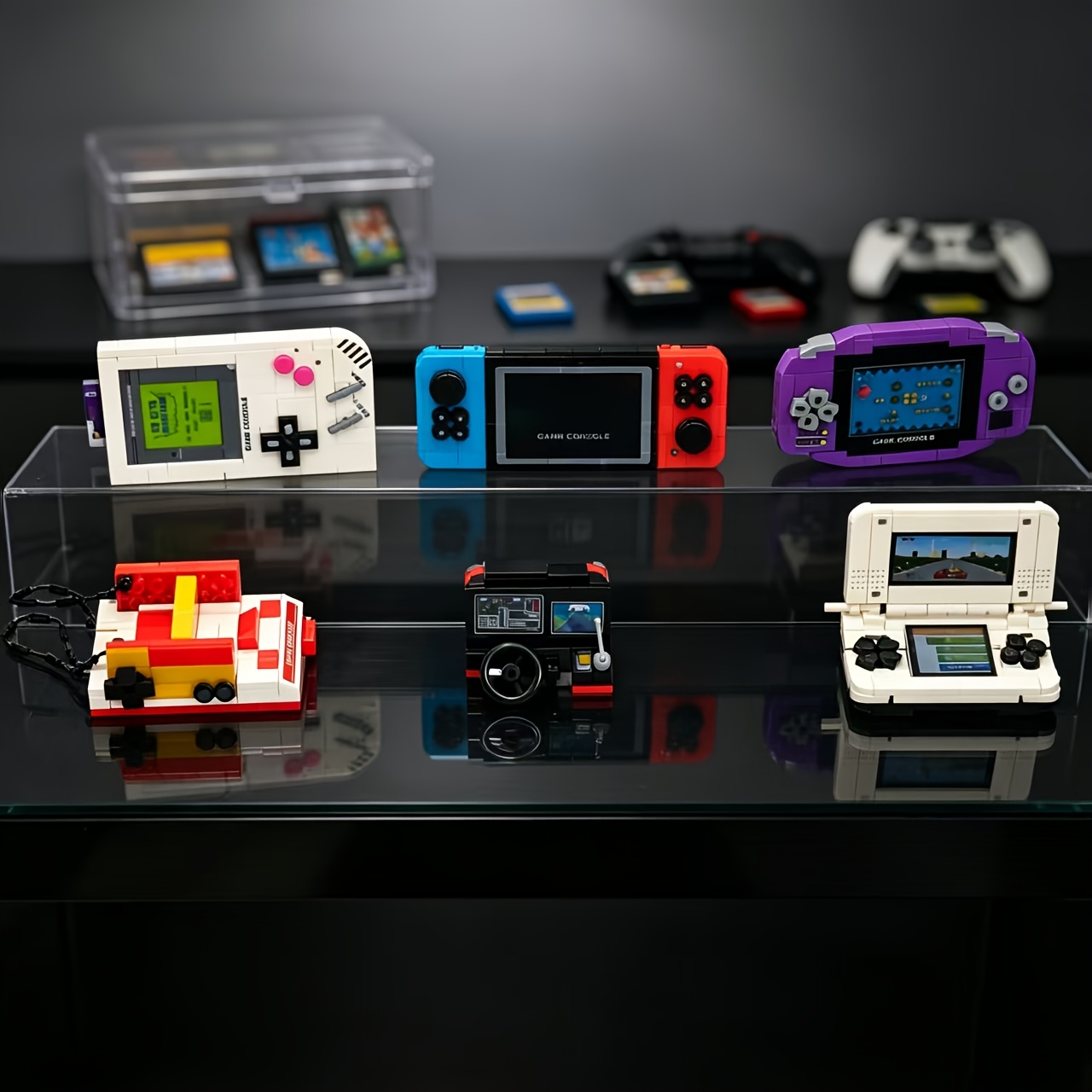 Classic Retro Game Machine Model, Assembly Puzzle